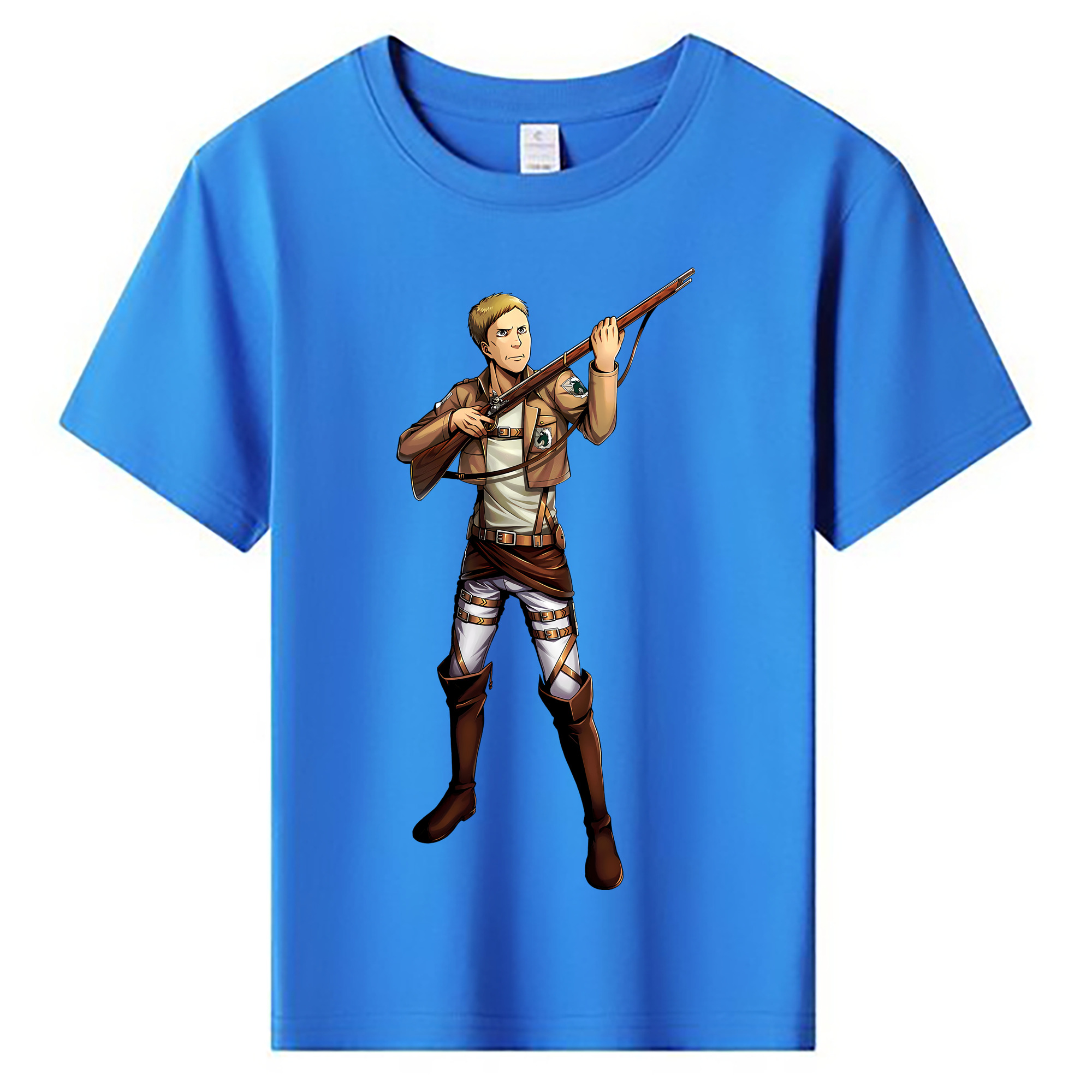 （画像用） 進撃の巨人 Attack on Titan 綿100％キッズTシャツ（フロントプリント）